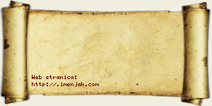 Hana Rnić vizit kartica